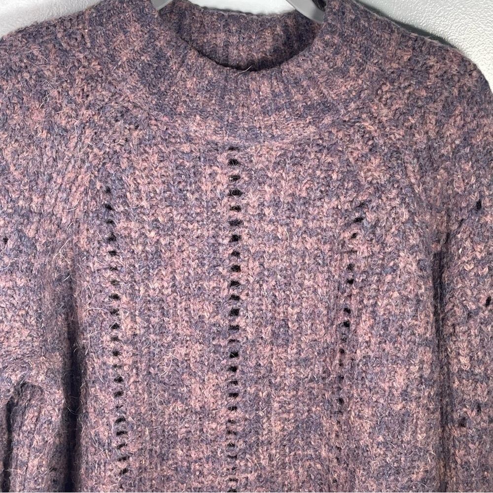 Madewell Pointelle Mockneck Pullover Sweater Size XL - Picture 13 of 15